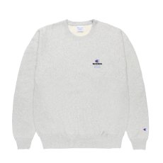 画像2: WACKO MARIA/Champion / REVERSE WEAVE SWEAT SHIRT（SILVER GRAY）［リバースウィーブクルーネックスウェット-26秋冬］ (2)