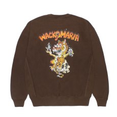 画像1: WACKO MARIA/Champion / REVERSE WEAVE SWEAT SHIRT（AMBER BROWN）［リバースウィーブクルーネックスウェット-26秋冬］ (1)