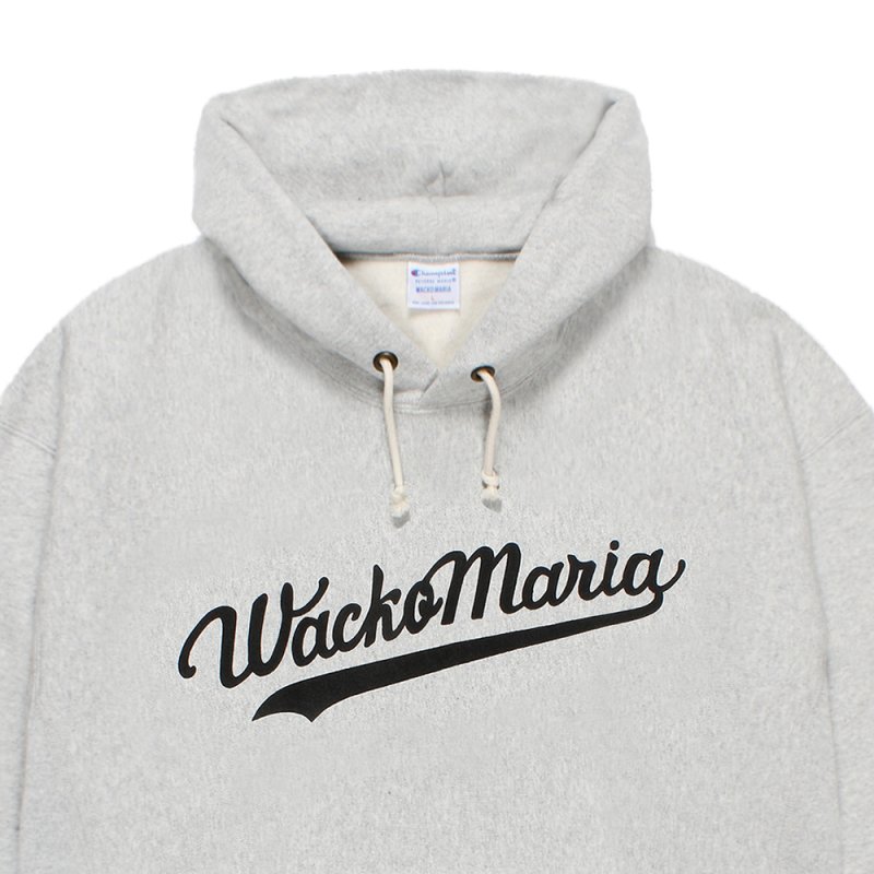画像3: WACKO MARIA/Champion / REVERSE WEAVE HOODED SWEAT SHIRT（SILVER GRAY）［リバースウィーブプルオーバーパーカー-26秋冬］