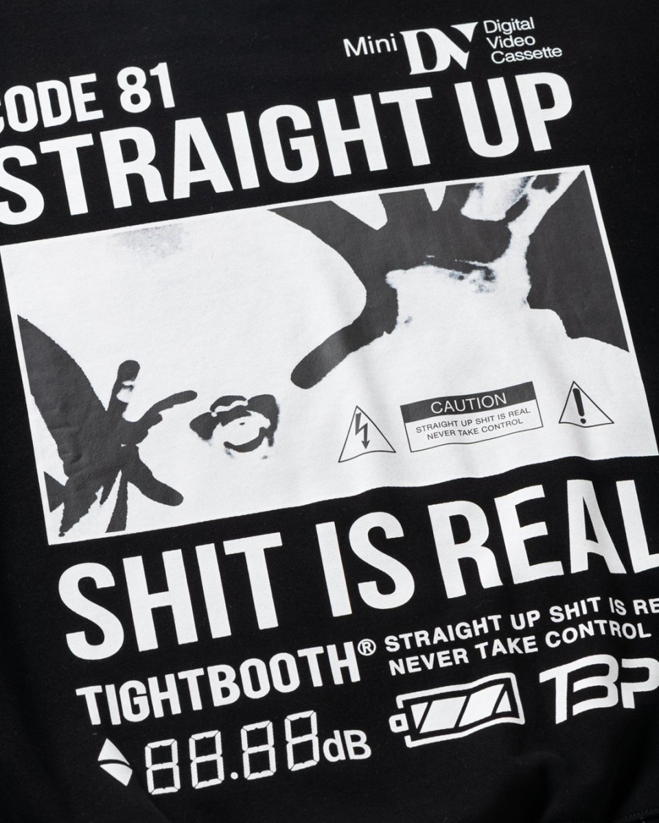 画像3: TIGHTBOOTH/VISIBLE HUMAN CREW SWEAT（Black）［ヴィジブルヒューマンクルースウェット-26秋冬］ (3)