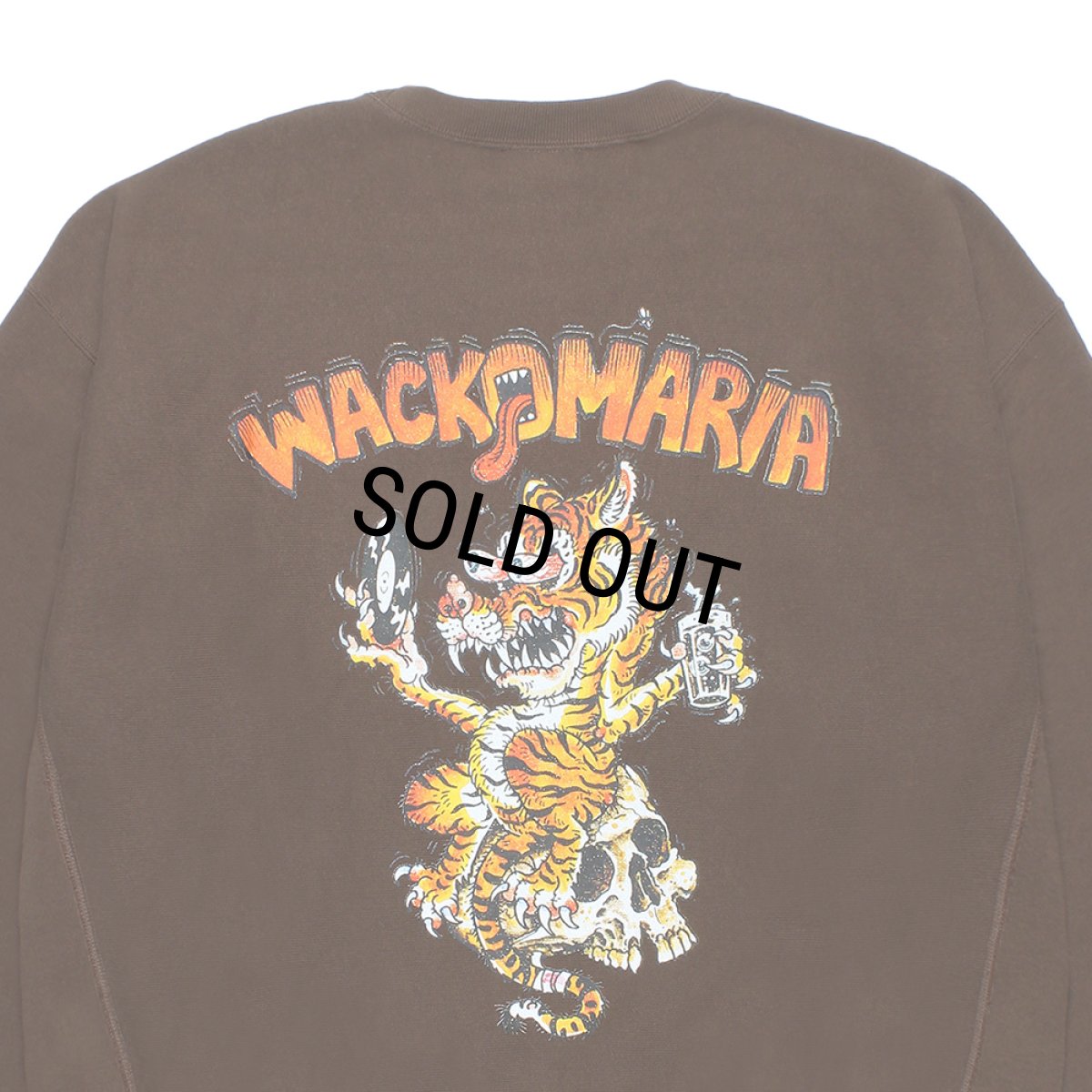 画像4: WACKO MARIA/Champion / REVERSE WEAVE SWEAT SHIRT（AMBER BROWN）［リバースウィーブクルーネックスウェット-26秋冬］ (4)