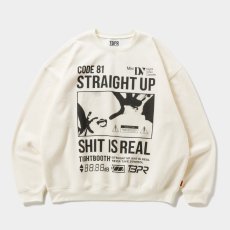 画像1: TIGHTBOOTH/VISIBLE HUMAN CREW SWEAT（Ivory）［ヴィジブルヒューマンクルースウェット-26秋冬］ (1)