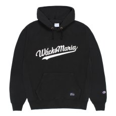 画像1: WACKO MARIA/Champion / REVERSE WEAVE HOODED SWEAT SHIRT（BLACK）［リバースウィーブプルオーバーパーカー-26秋冬］ (1)