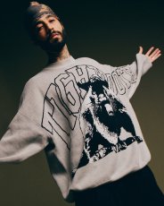 画像8: TIGHTBOOTH/PANTHER KNIT SWEATER（Ash）［パンサーニットセーター-26秋冬］ (8)