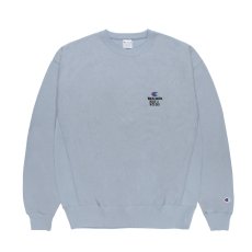 画像2: WACKO MARIA/Champion / REVERSE WEAVE SWEAT SHIRT（LIGHT BLUE）［リバースウィーブクルーネックスウェット-26秋冬］ (2)