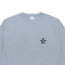 画像3: WACKO MARIA/Champion / REVERSE WEAVE SWEAT SHIRT（LIGHT BLUE）［リバースウィーブクルーネックスウェット-26秋冬］ (3)