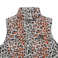 画像2: WACKO MARIA/NANGA / LEOPARD DOWN VEST（GRAY）［レオパードダウンベスト-26秋冬］ (2)