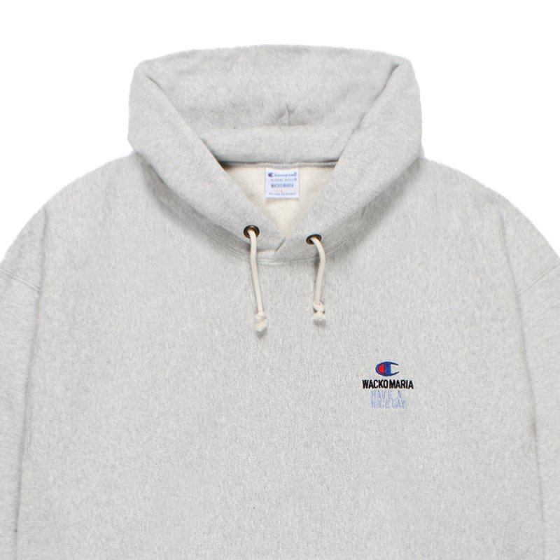 画像3: WACKO MARIA/Champion / REVERSE WEAVE HOODED SWEAT SHIRT（SILVER GRAY）［リバースウィーブプルオーバーパーカー-26秋冬］