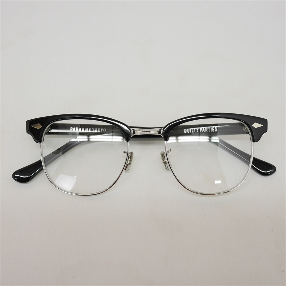 Wacko Maria Glasses 金子眼鏡 ブラック クリア ブロータイプ眼鏡 18春夏 Jonas
