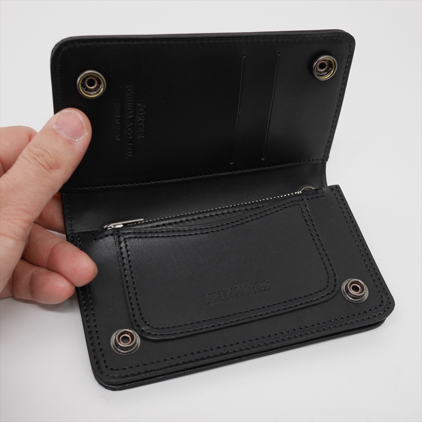 WACKO MARIA/WALLET（TYPE-2）（×PORTER）（ブラック）［ミドル 