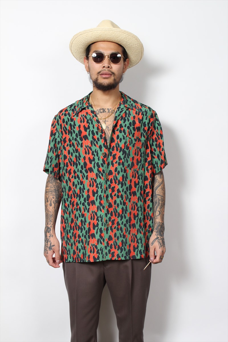 人気特価激安 WACKO MARIA 21ss レオパード アロハシャツ aristiengg.com