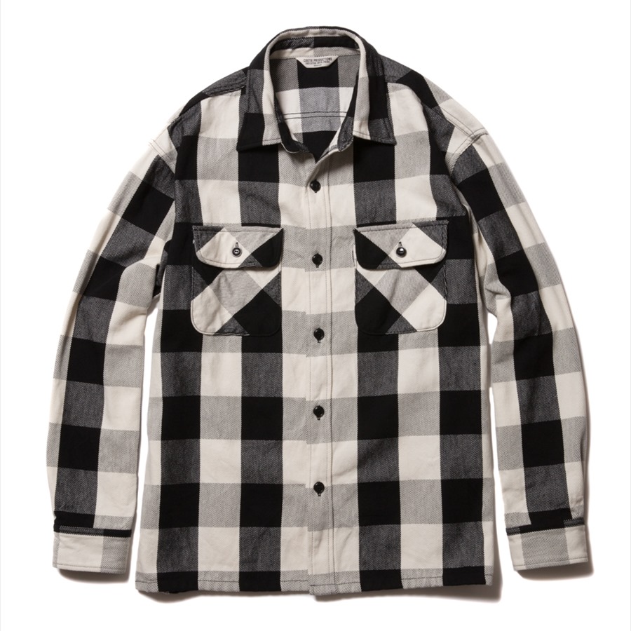 COOTIE/Buffalo Check L/S Shirt（ブラック）[バッファローチェックシャツ-18秋冬] - JONAS