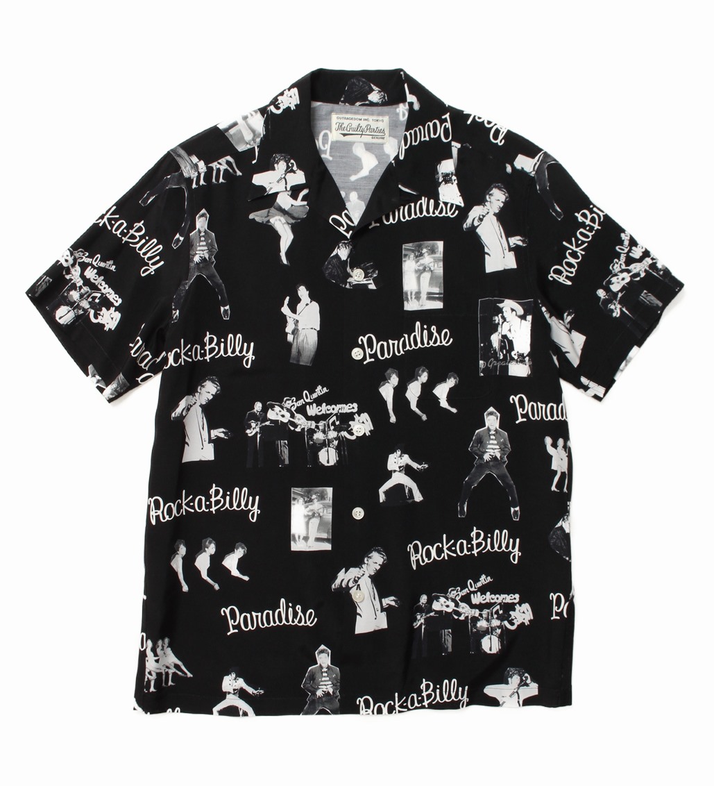 Wacko Maria Rockabilly S S Hawaiian Shirt ブラック アロハシャツ 19春夏 Jonas