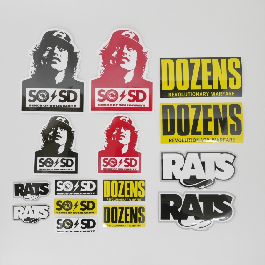 人気カラーの RATS ラッツ ステッカー セット - その他