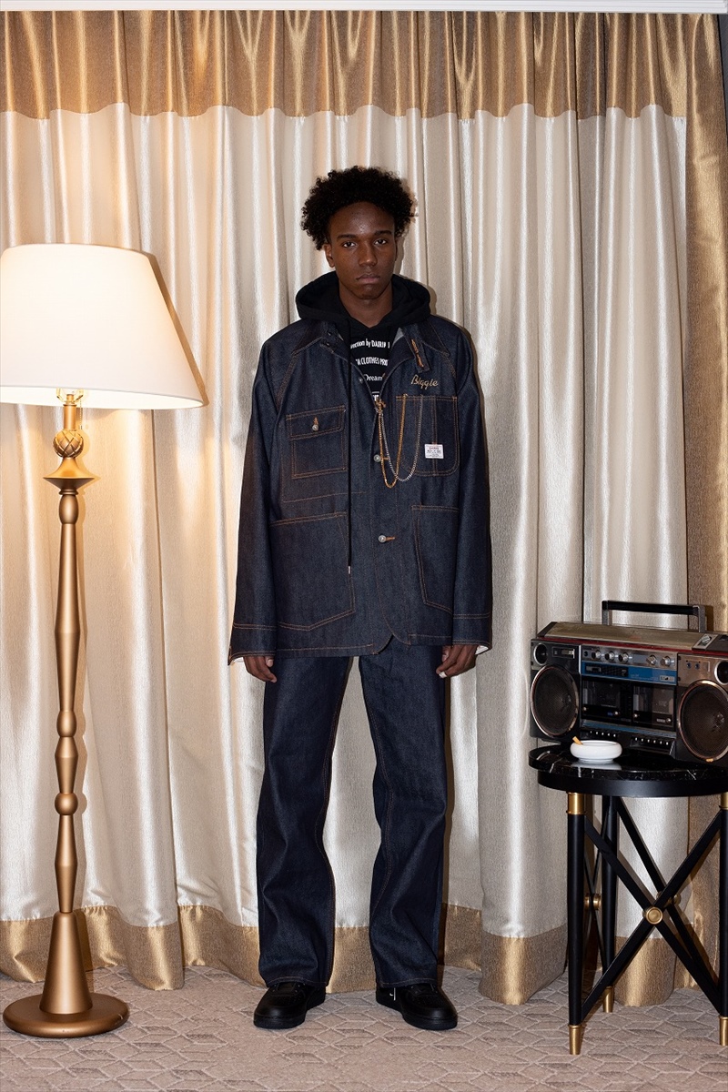 DAIRIKU/One-Wash Denim Pants(インディゴ)[ワンウォッシュデニム 期限切れ dairiku ワンウォッシュデニム 19aw デニム/ジーンズ