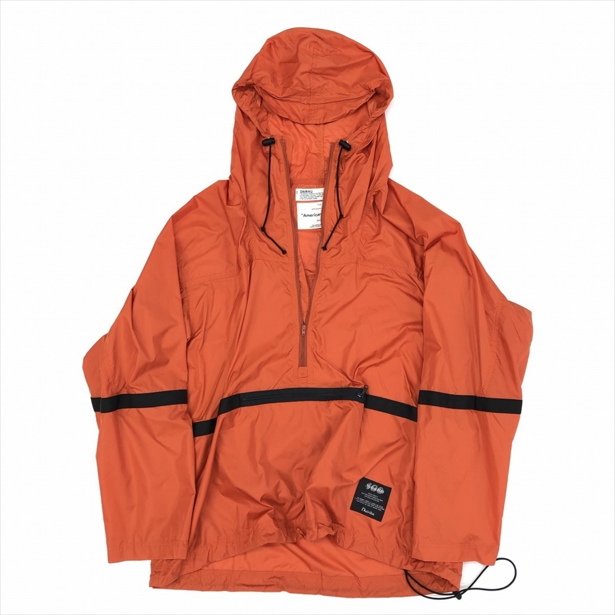 DAIRIKU winkled anorak parka