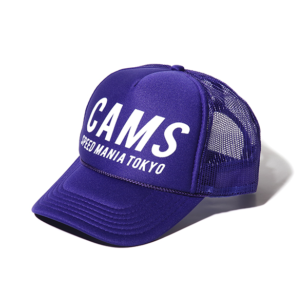 CHALLENGER/CAMS SMT CAP（パープル）［CAMSメッシュキャップ-19秋冬 