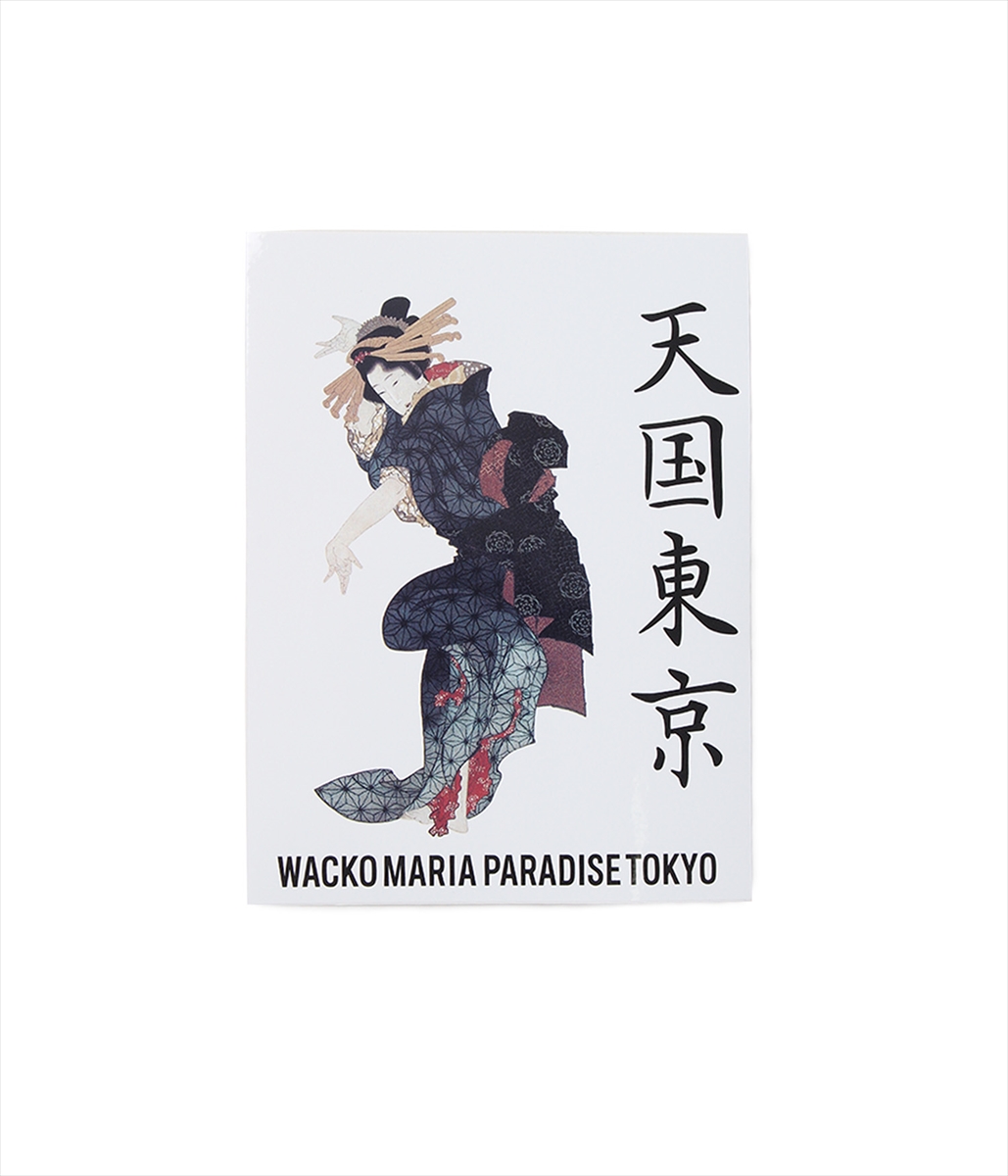 WACKO MARIA/STECKER PACKS（ホワイト）［ステッカー3枚セット-20春夏 