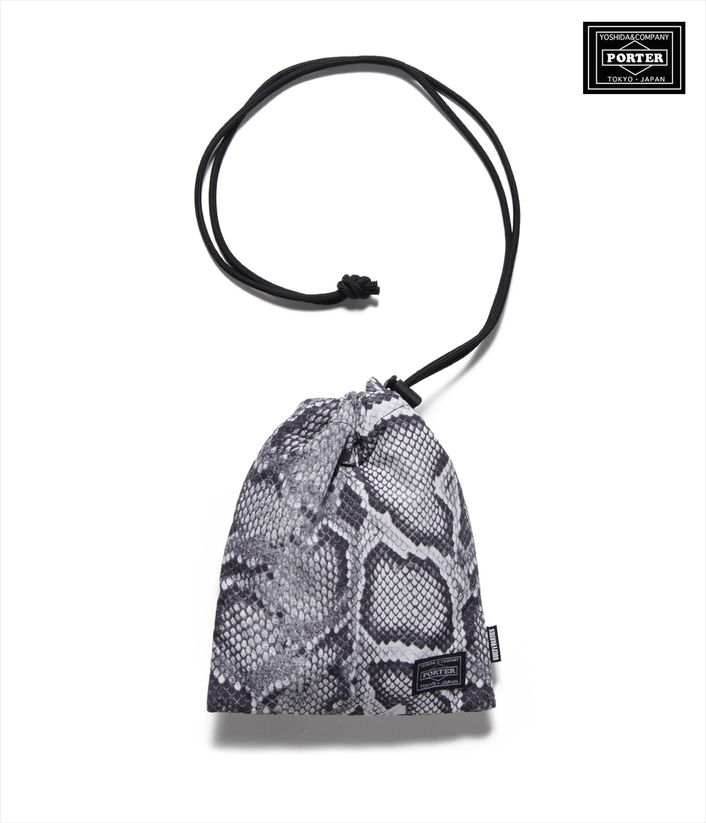 ワコマリア　PORTER パイソン柄　巾着 wackomaria porter パイソン柄 巾着