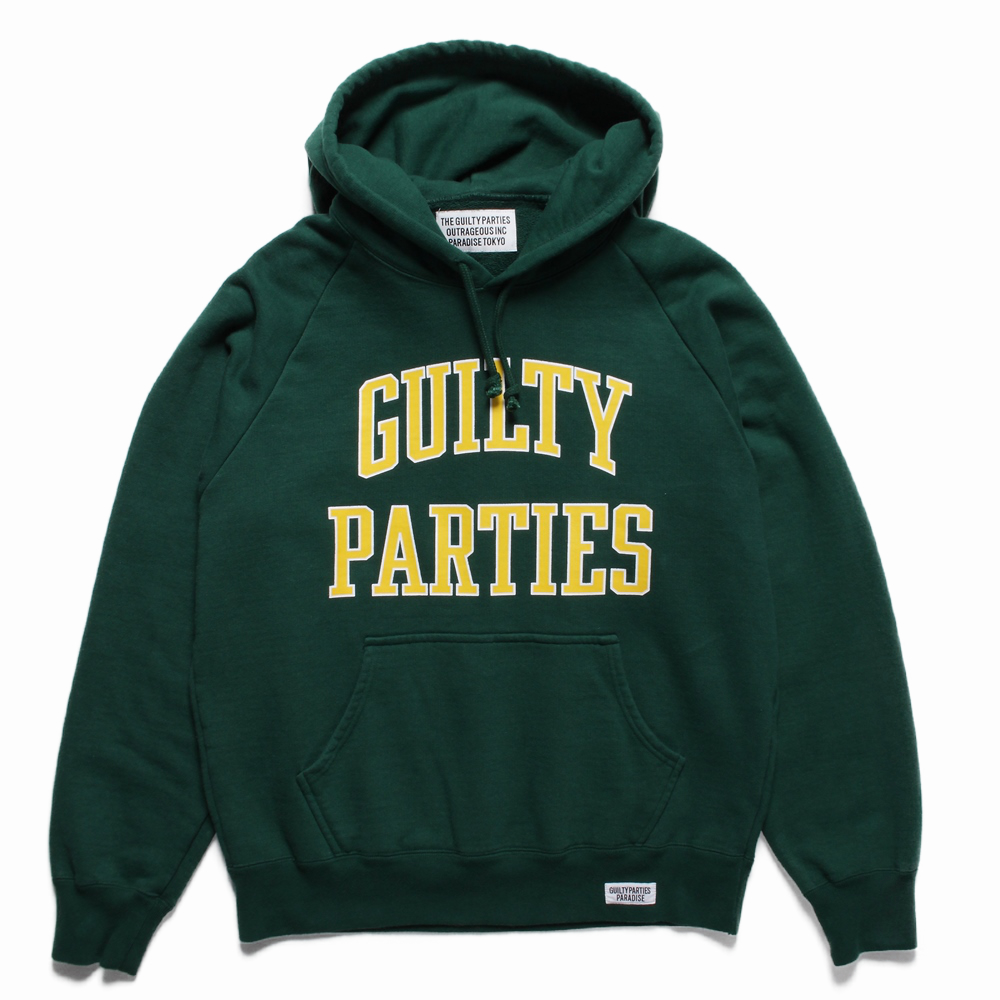 Wacko Maria Washed Heavy Weight Pullover Hooded Sweat Shirt Type 5 グリーン プルオーバーパーカー 19秋冬 Jonas