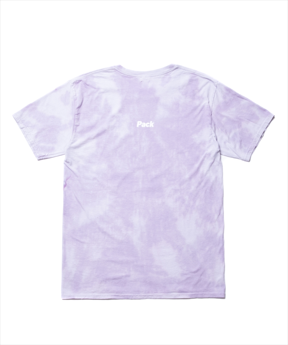 ビンテージ タイダイ 染め Tシャツ モヤモヤ パープル パステル 美品