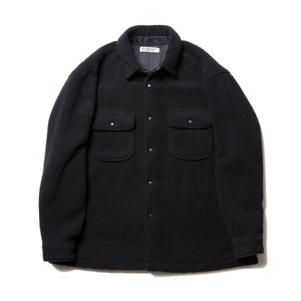 COOTIE/Boa CPO Jacket（ブラック）［ボアCPO JKT-19秋冬］ - JONAS