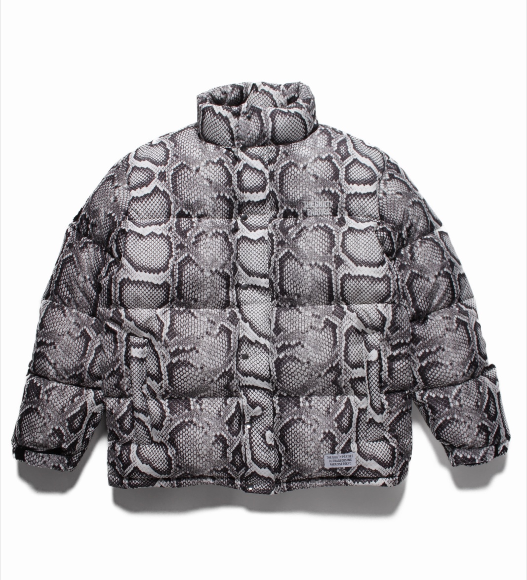 WACKO MARIA/PYTHON DOWN JACKET(ホワイト)[パイソンダウンJKT-19 WACKO MARIA/PYTHON DOWN JACKET(ホワイト)[パイソンダウンJKT-19