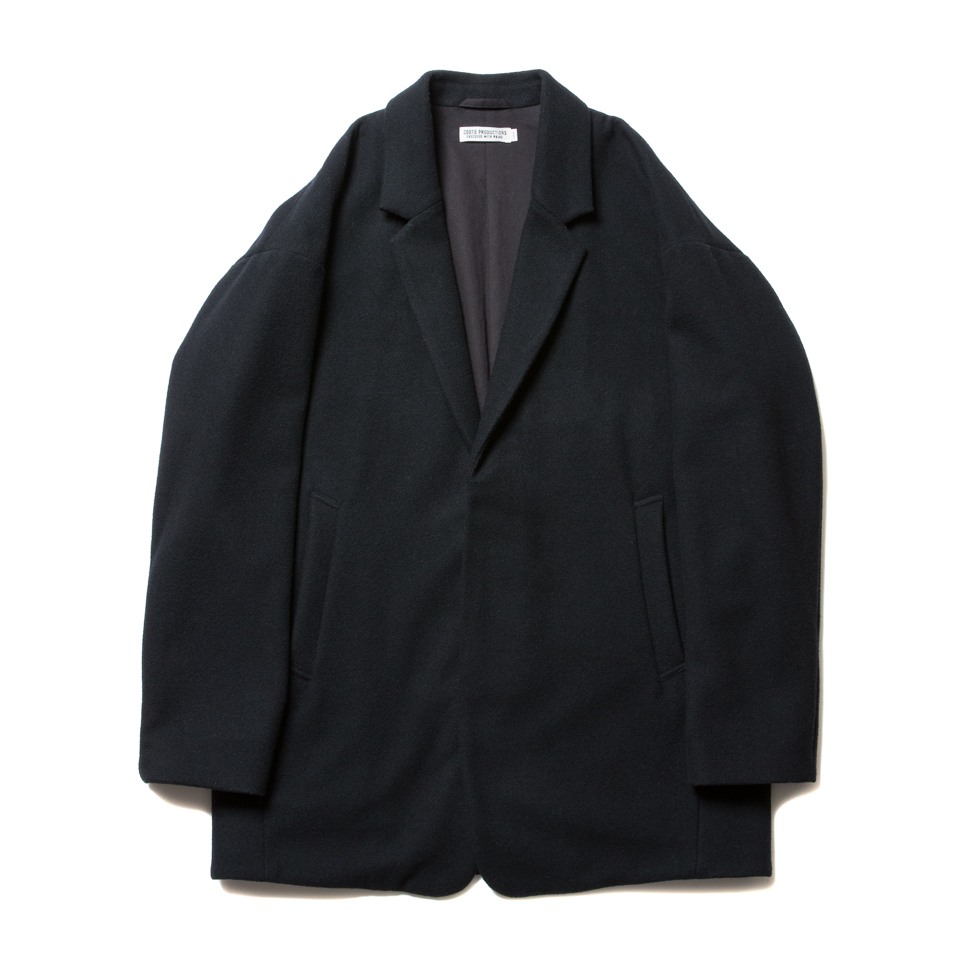 Cootie Wool Mossa Chester Coat Short ブラック ショートチェスターコート 19秋冬 Jonas