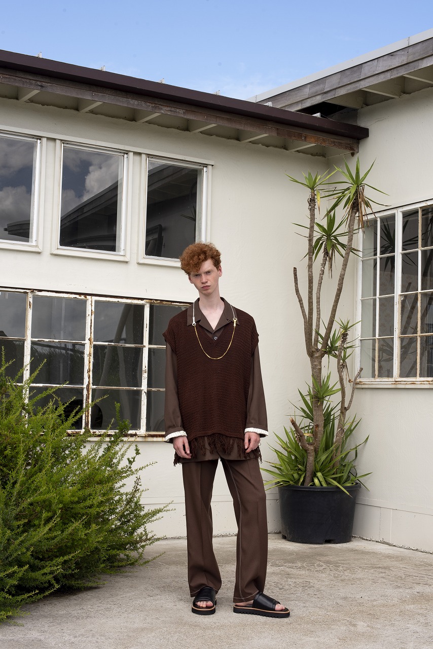 DAIRIKU Pullover Fringe Net Knit | www.unimac.az