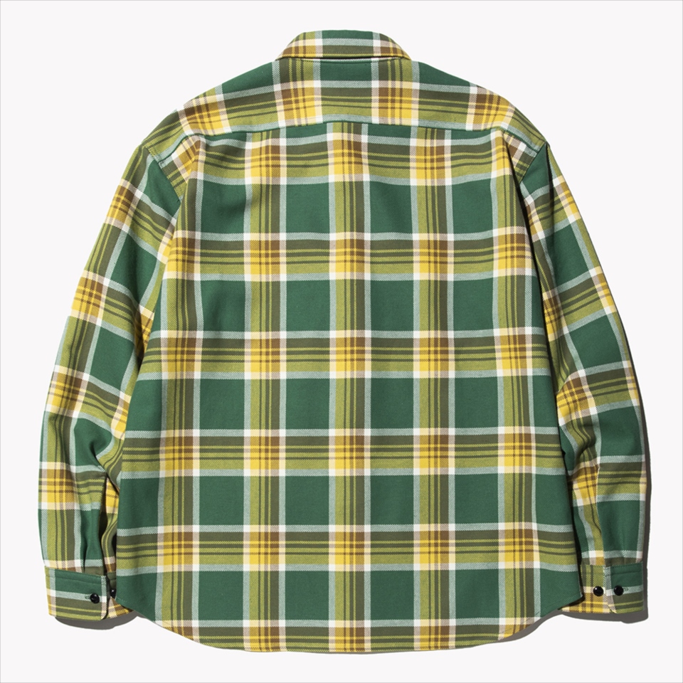 Calee L S Check Shirt グリーン チェックシャツ 20春夏 Jonas