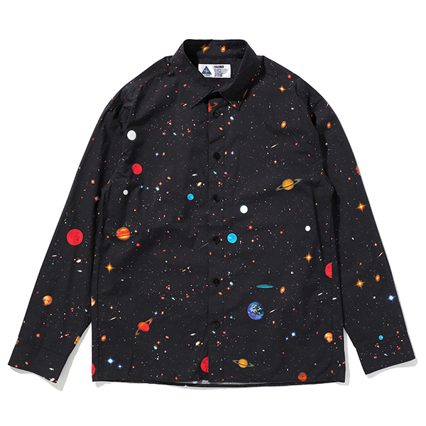 Challenger Printed L S Shirt スペース スペース柄シャツ 春夏 Jonas Challenger Printed L S Shirt スペース スペース柄シャツ 春夏 Jonas