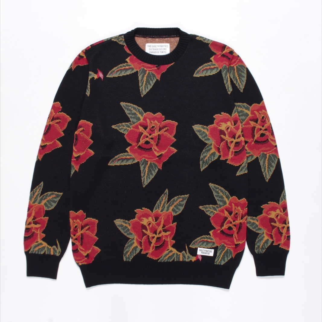 WACKO MARIA KNIT JACQUARD ニット セーター-