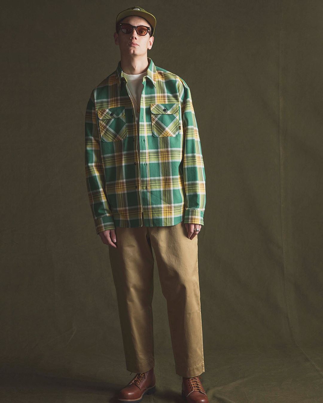 Calee L S Check Shirt グリーン 30 Off チェックシャツ 春夏 Jonas Calee L S Check Shirt グリーン 30 Off チェックシャツ 春夏 Jonas