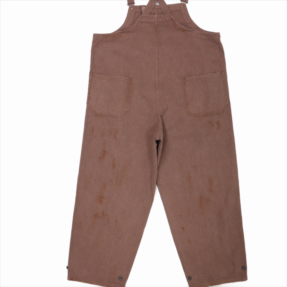 Dairiku Herringbone Vintage Over All ピンクオレンジ ヘリンボーンオーバーオール 春夏 Jonas Dairiku Herringbone Vintage Over All ピンクオレンジ ヘリンボーンオーバーオール 春夏 Jonas