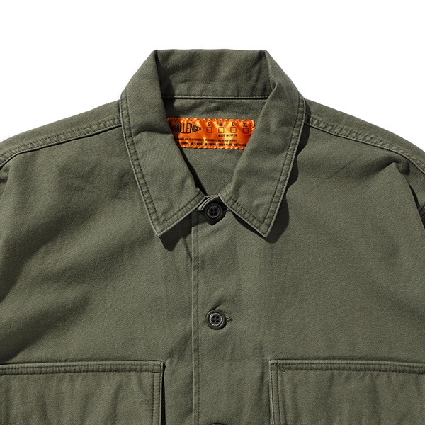 Challenger Military Daily Shirt オリーブ ミリタリーシャツ 春夏 Jonas