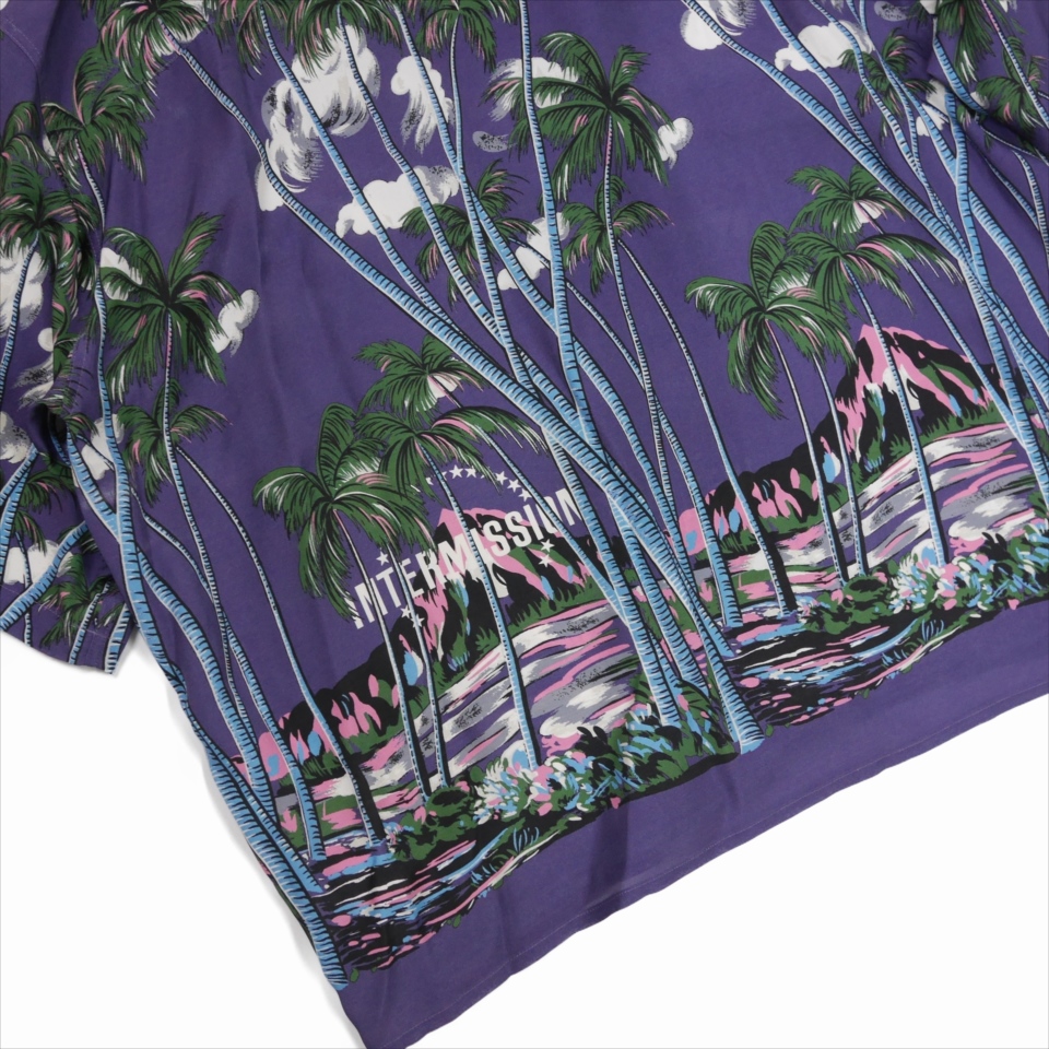 Dairiku Intermission Aloha Shirt ナイトパープル アロハシャツ 春夏 Jonas