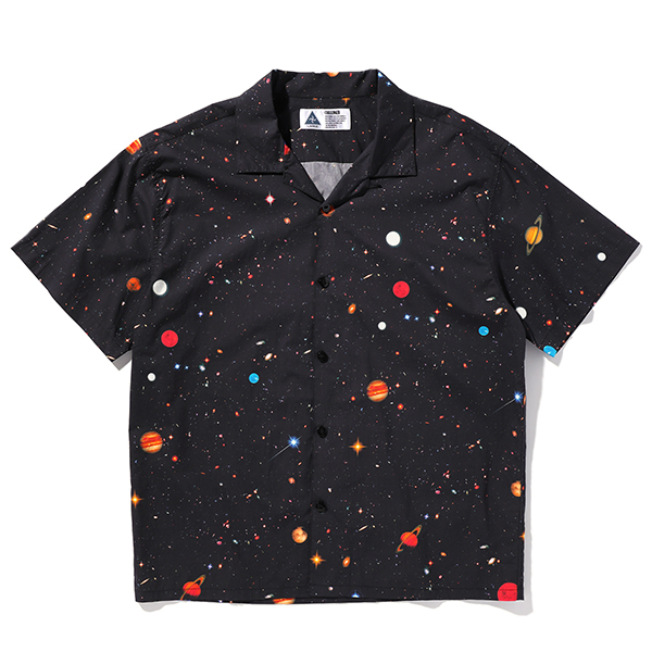 Challenger Printed S S Shirt スペース スペース柄オープンカラーシャツ 春夏 Jonas