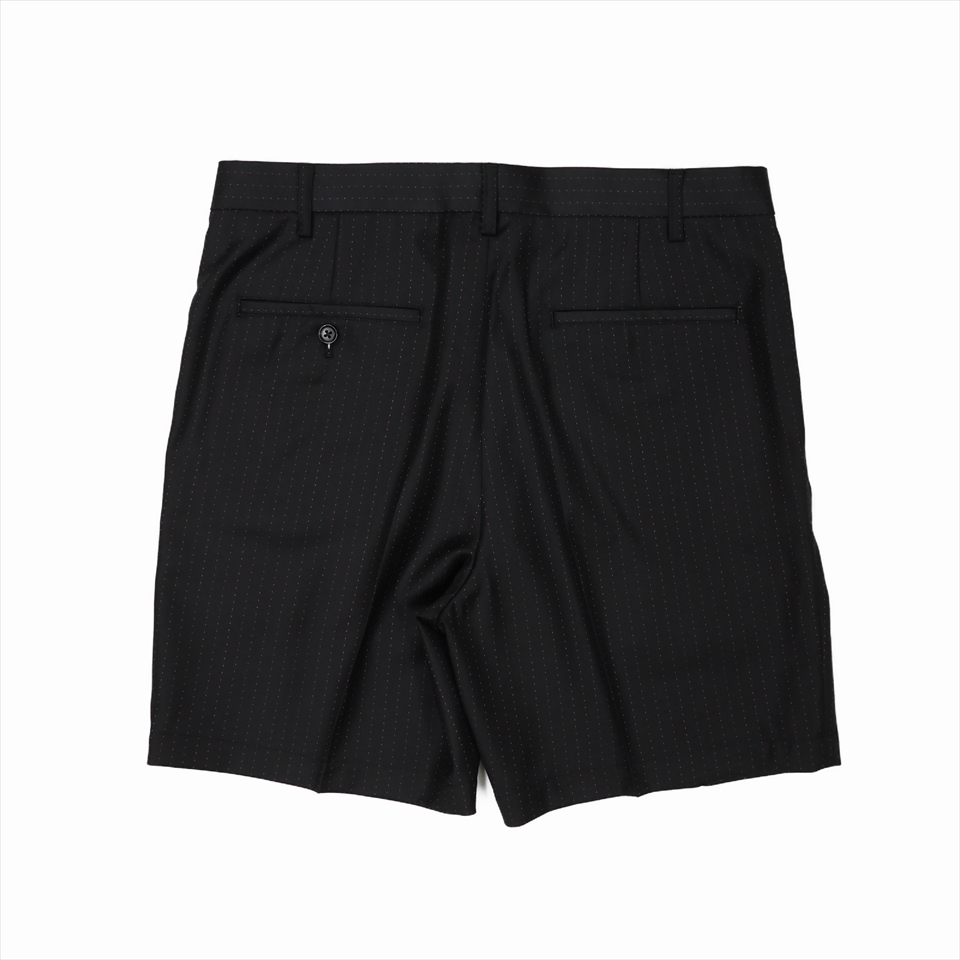WACKO MARIA/PLEATED SHORT TROUSERS（TYPE-4）（ブラック/ピンク 