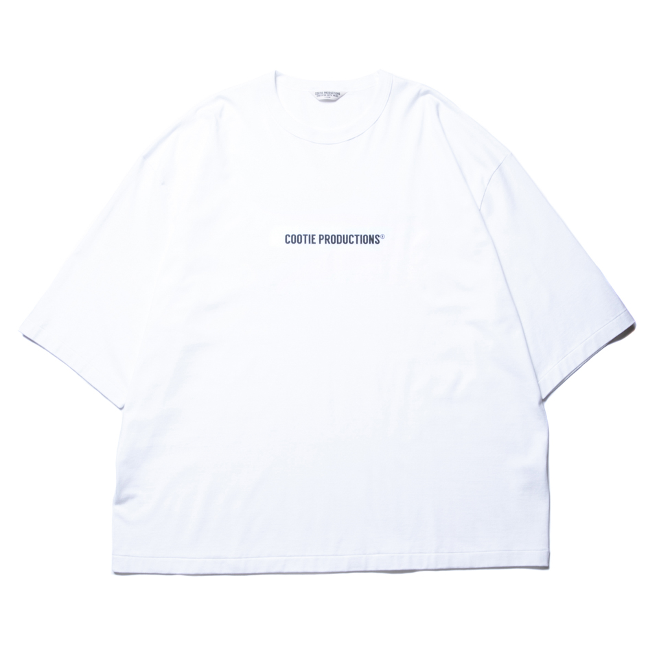 COOTIE/Print Oversized S/S Tee（JESUS）（ホワイト）［オーバー 