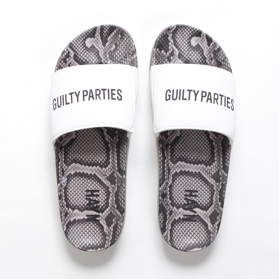 WACKO MARIA HAYN PYTHON SANDALS gray 27 noonaesthetics.com