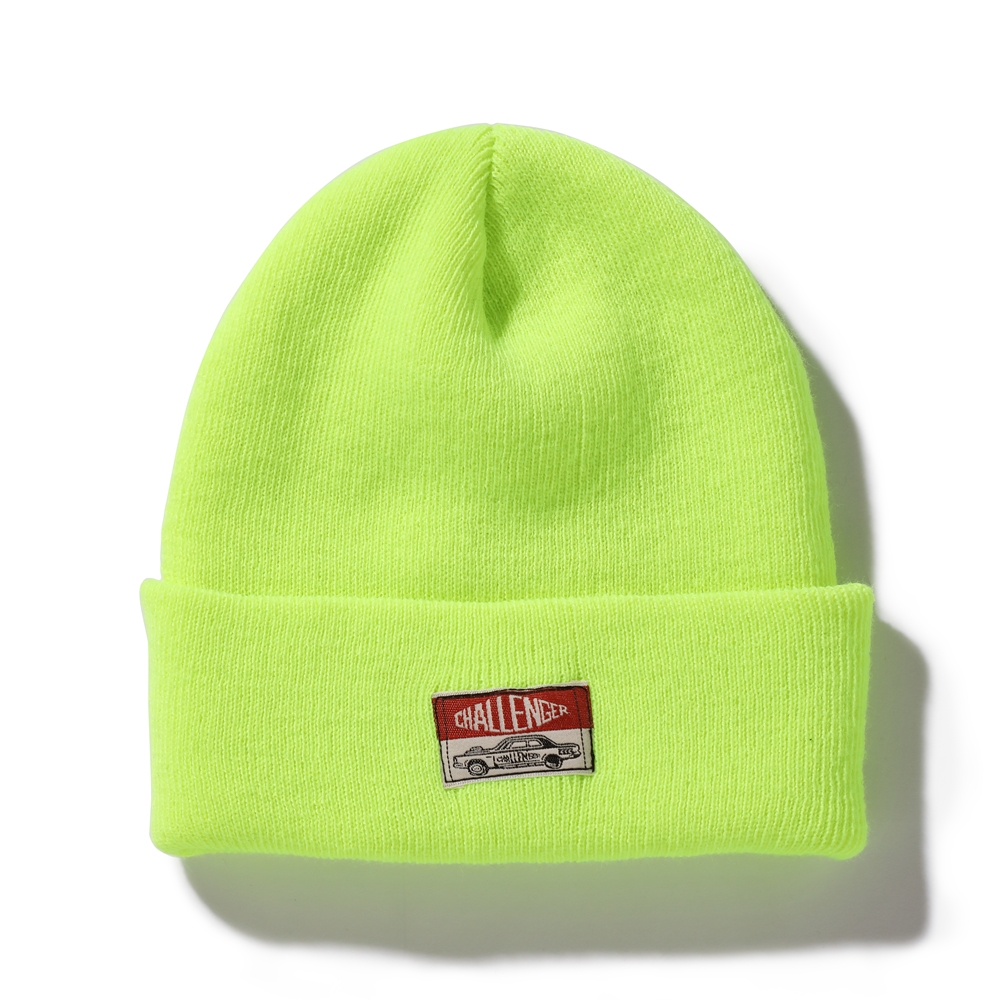 Challenger Military Kinit Cap 蛍光イエロー ミリタリーニットキャップ 冬 Jonas