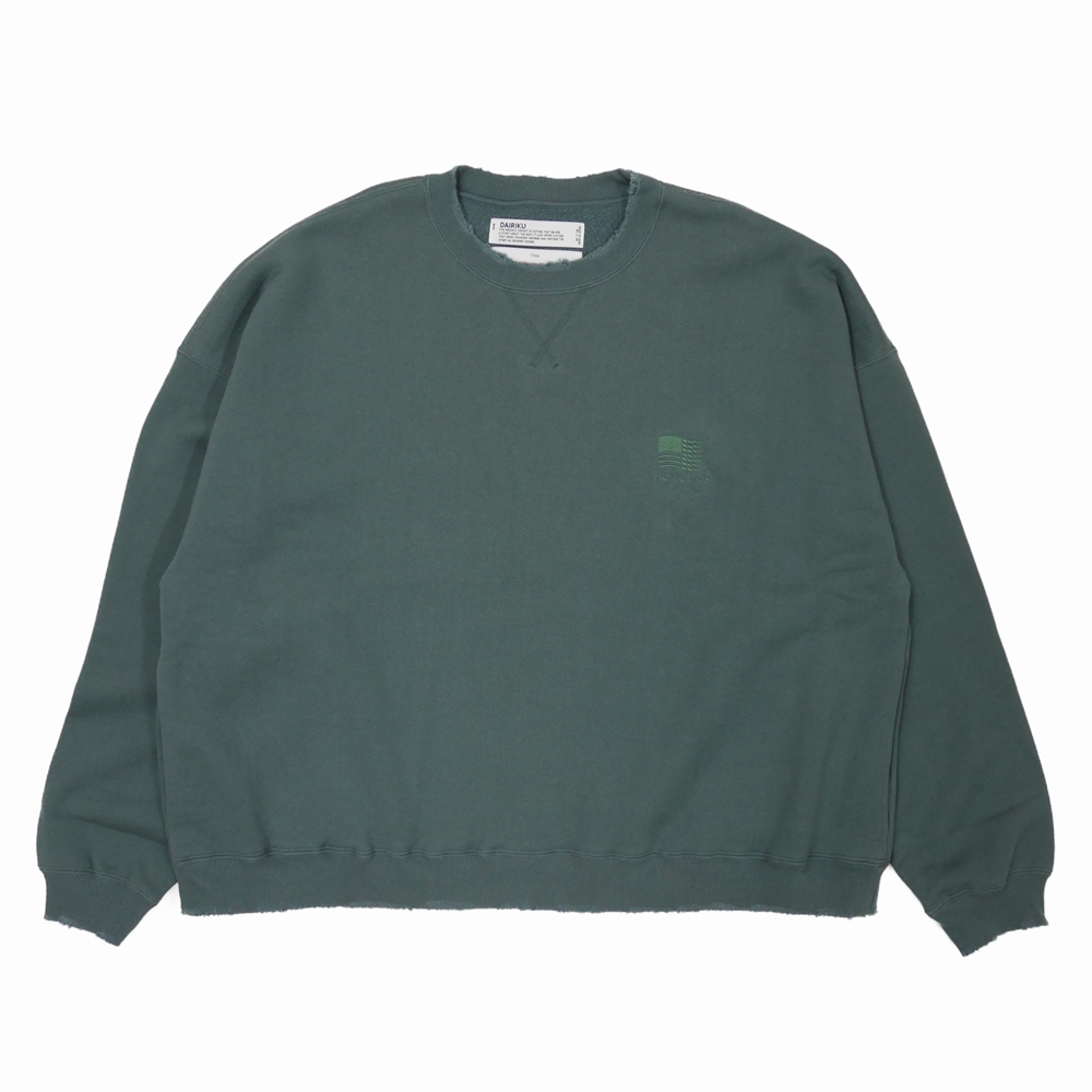 DAIRIKU/“Water-Repellent” Vintage Sweater（モスグリーン 