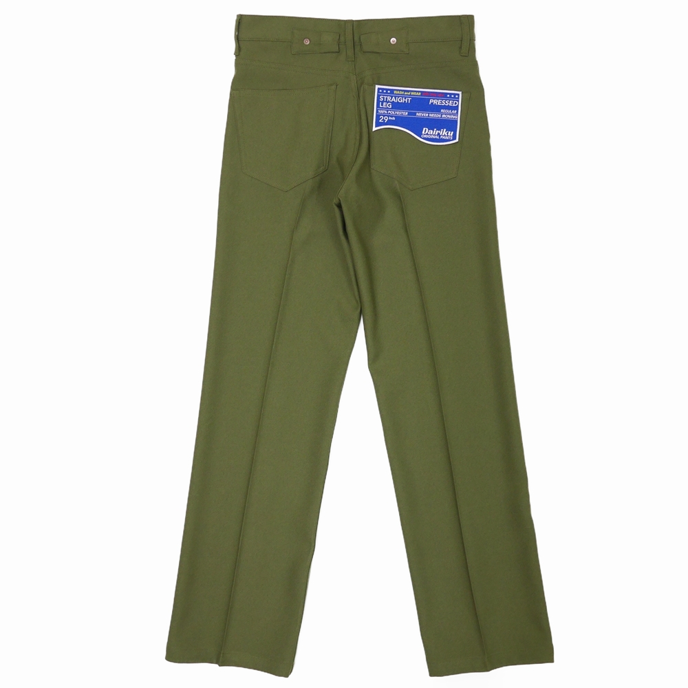 DAIRIKU/Flasher Pressed Pants(カーキ) 【20%OFF】[フラッシャー DAIRIKU/Flasher Pressed Pants(カーキ) 【20%OFF】[フラッシャー