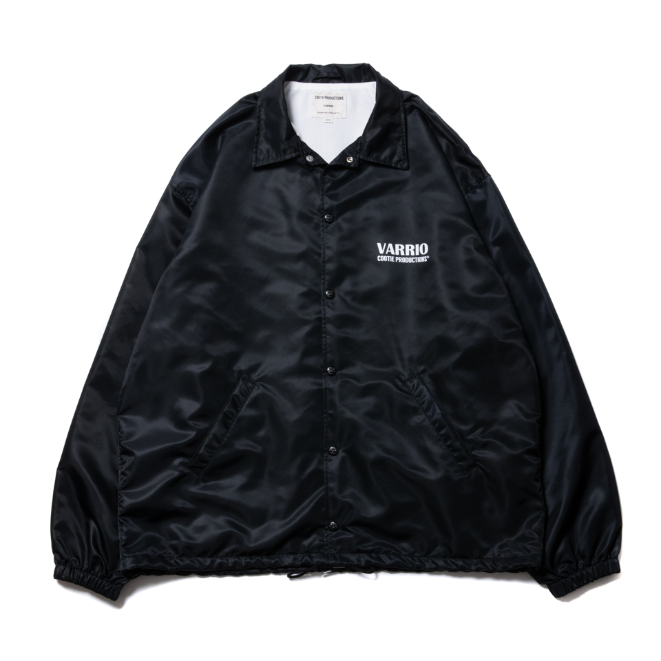 COOTIE/Nylon Coach Jacket（LOWRIDER）（ブラック）［ナイロンコーチ 