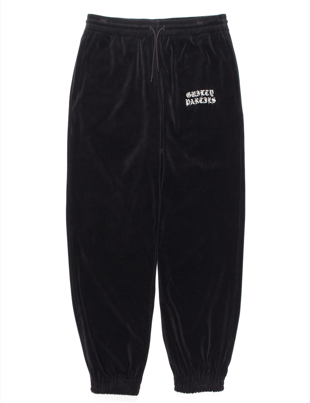WACKO MARIA/VELOUR PANTS（ブラック）［ベロアパンツ-20秋冬］ - JONAS