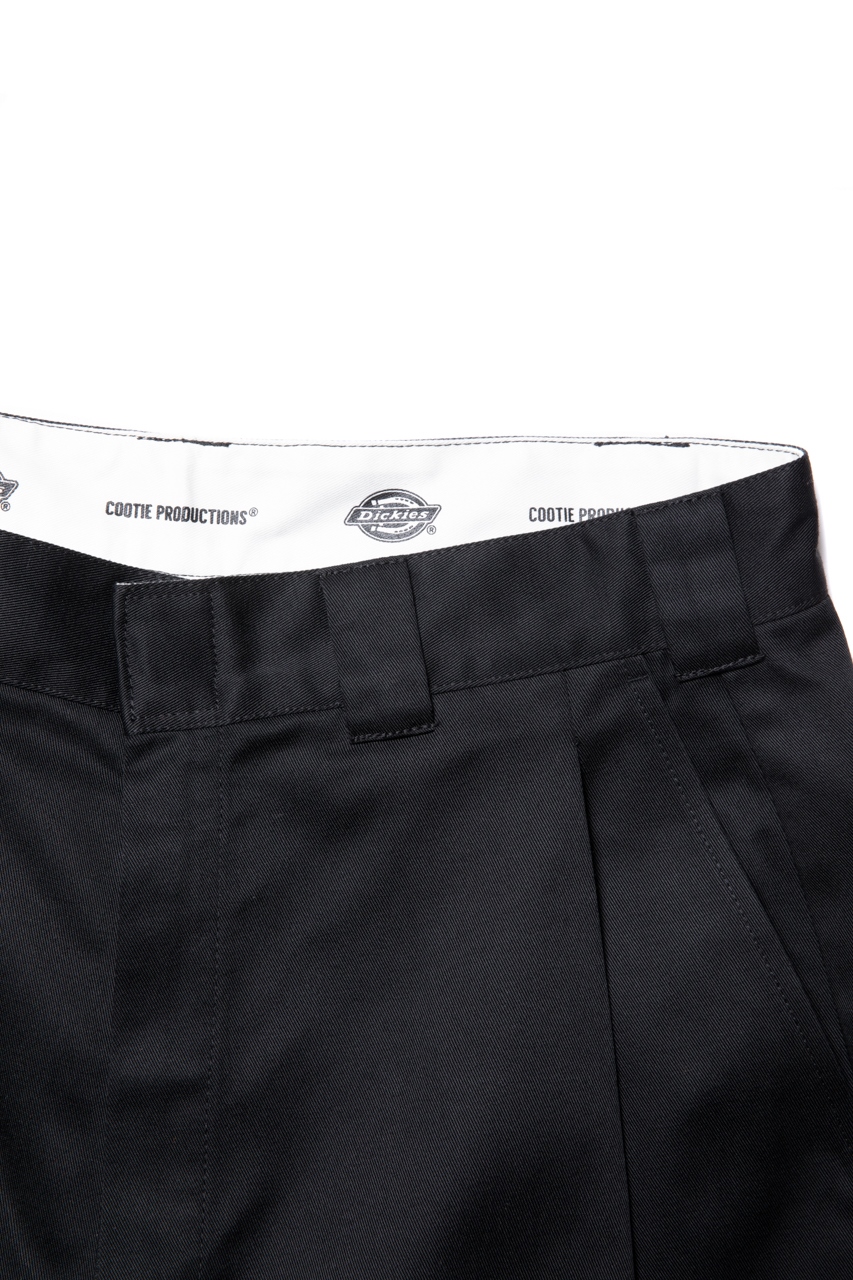 COOTIE/T/C Raza 1 Tuck Trousers（×Dickies）（ブラック）［T/C ...