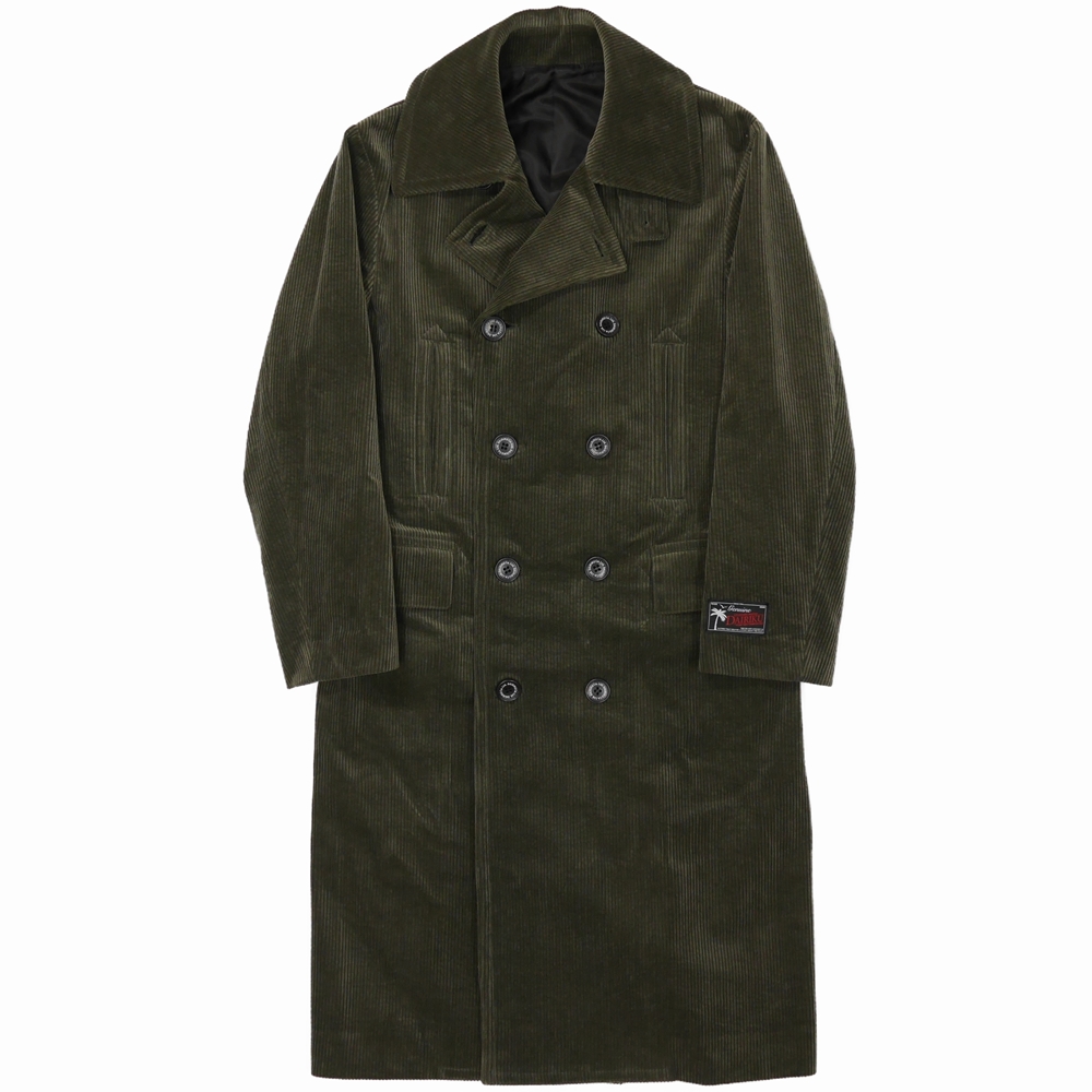 Dairiku Couduroy Long P Coat カーキ コーデュロイロングpコート 20秋冬 Jonas