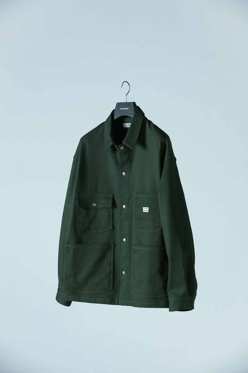 Cootie Cotton Kersey Short Coverall グリーン ショートカバーオール 秋冬 Jonas Cootie Cotton Kersey Short Coverall グリーン ショートカバーオール 秋冬 Jonas