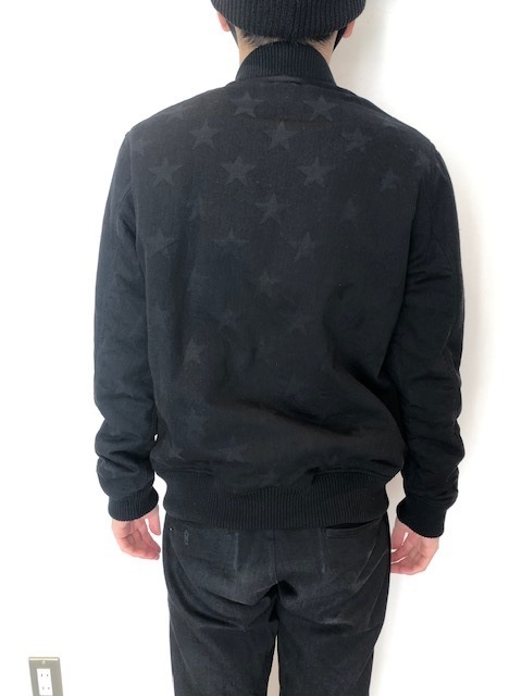 ブルゾン MINEDENIM Shadow Star Denim Varsity JKT