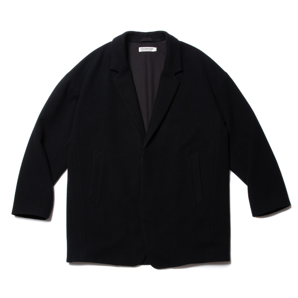 COOTIE/Wool Mossa Chester Short Coat（ブラック）［チェスター 